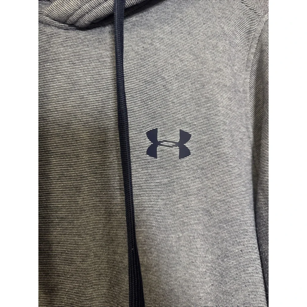 Under Armour ColdGear Men's Size M Hoodie Sweatshirt Gray‎ With Logo